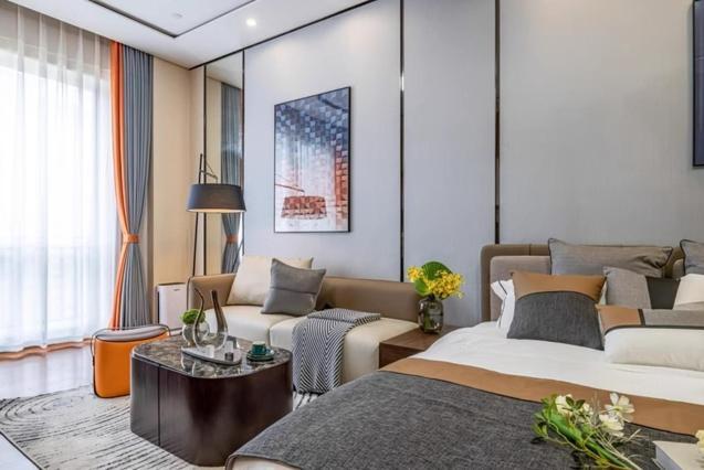 Millenia Executive Apartment Guangzhou East Railway Station Zhujiang New Town Branch - Free Shuttle Bus To Canton Fair Complex During Canton Fair Period מראה חיצוני תמונה